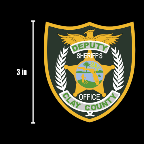 Clay County Sheriff Patch sticker