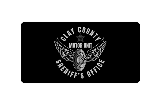 CCSO Motor Unit License Plate
