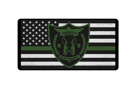 CCSO K-9 License Plate