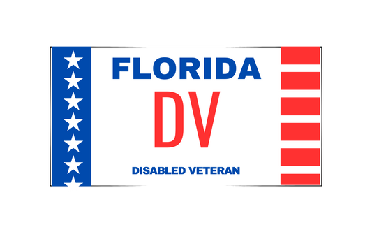 Florida DV License Plate