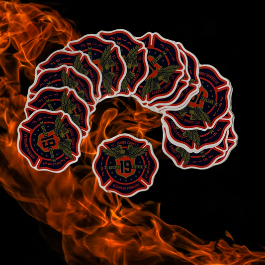 St Johns County Station 19 Fire Rescue Sticker