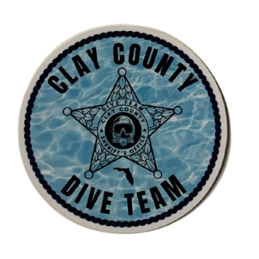 Clay County Dive Team Sticker