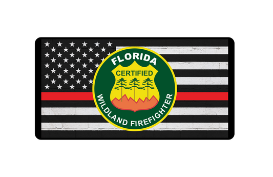 Florida Wildland Firefighter License Plate