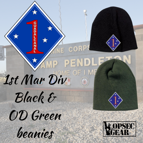1st Marine Division Beanie
