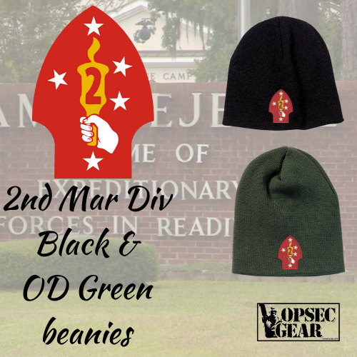 2nd Marine Division Beanie