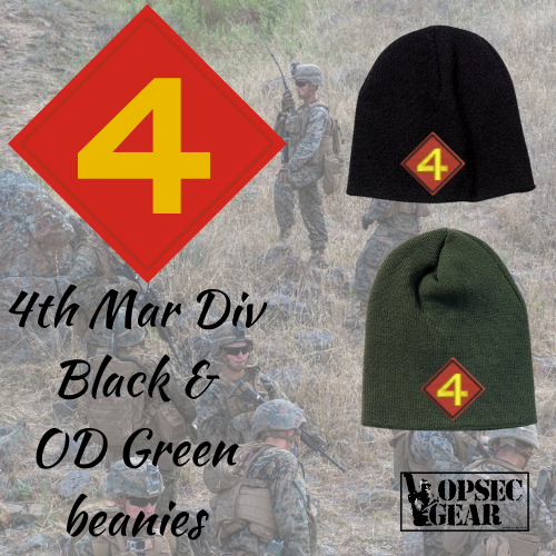 4th Marine Division Beanie