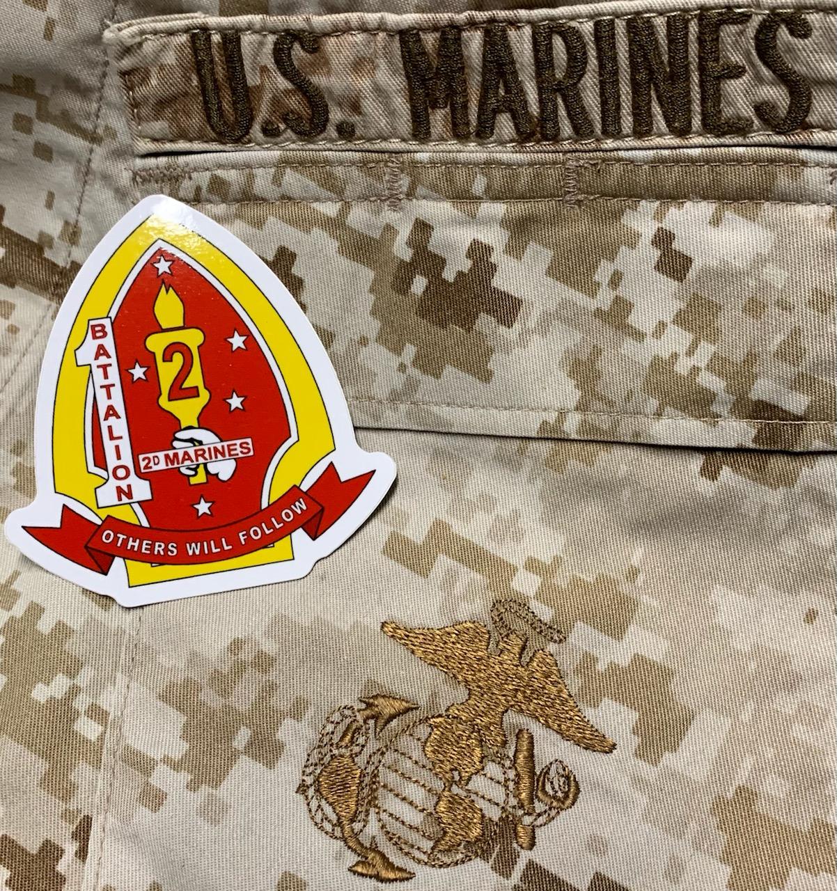 1/2, 1st Battalion, 2nd Marines Sticker