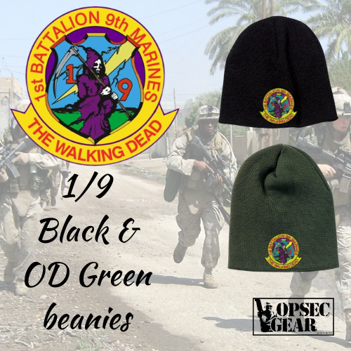 1/9 USMC Embroidered Beanie