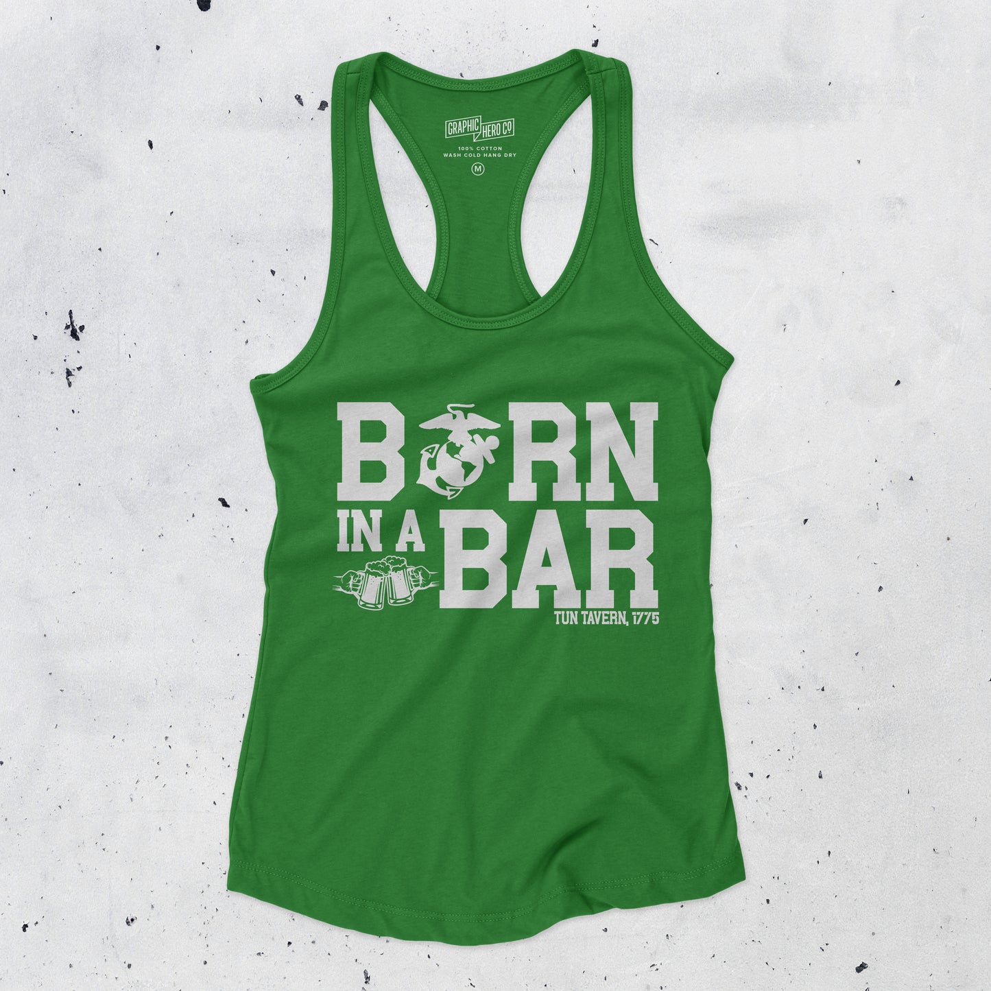 Born In A Bar Women's Tank