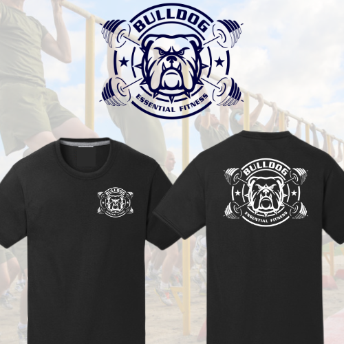 Bulldog Men's Black T-Shirt