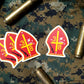 3/8 Unit Sticker
