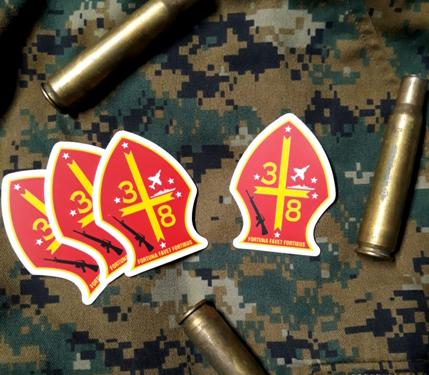 3/8 Unit Sticker