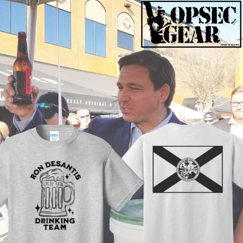 Ron Desantis Drinking Team T-Shirts