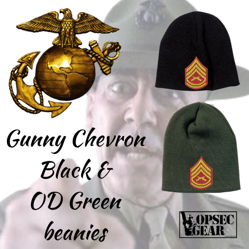 Gysgt, "Gunny" Chevrons Beanie