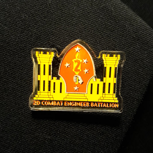 2nd Combat Engineer Battalion Pin